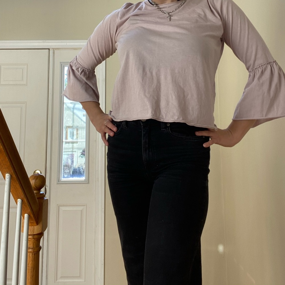 Abercrombie & Fitch light pink top - Picture 8 of 9